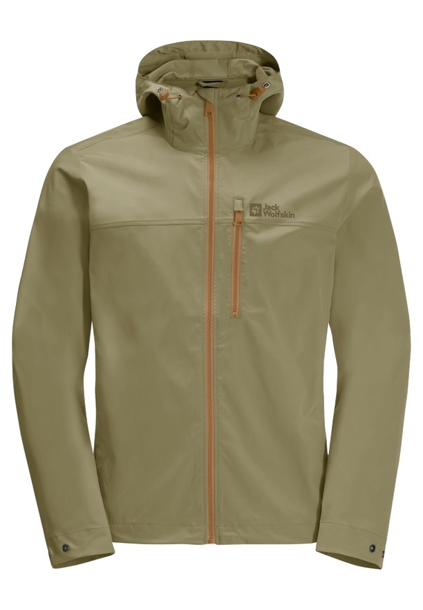 Olive Jack Wolfskin Desert Wind Men Jackets | 73676849