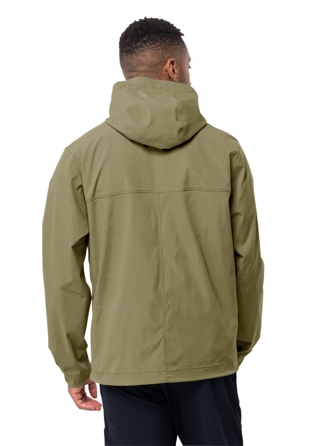 Olive Jack Wolfskin Desert Wind Men Jackets | 73676849