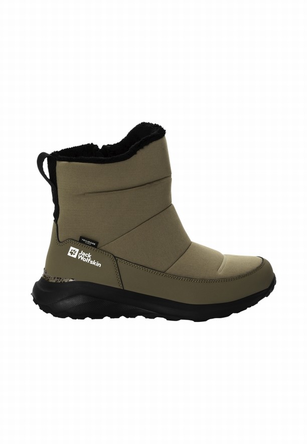 Olive Jack Wolfskin Dromoventure Texapore Women Winter Boots | 75072404