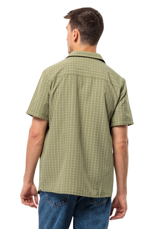 Olive Jack Wolfskin El Dorado Men Shirts | 73056427