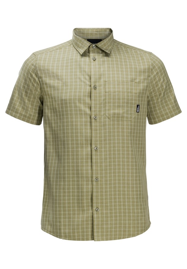 Olive Jack Wolfskin El Dorado Men Shirts | 73056427