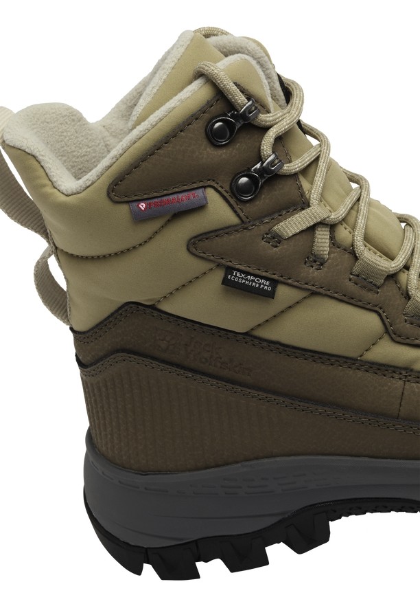 Olive Jack Wolfskin Everquest Pro Texapore High Women Winter Boots | 11575368
