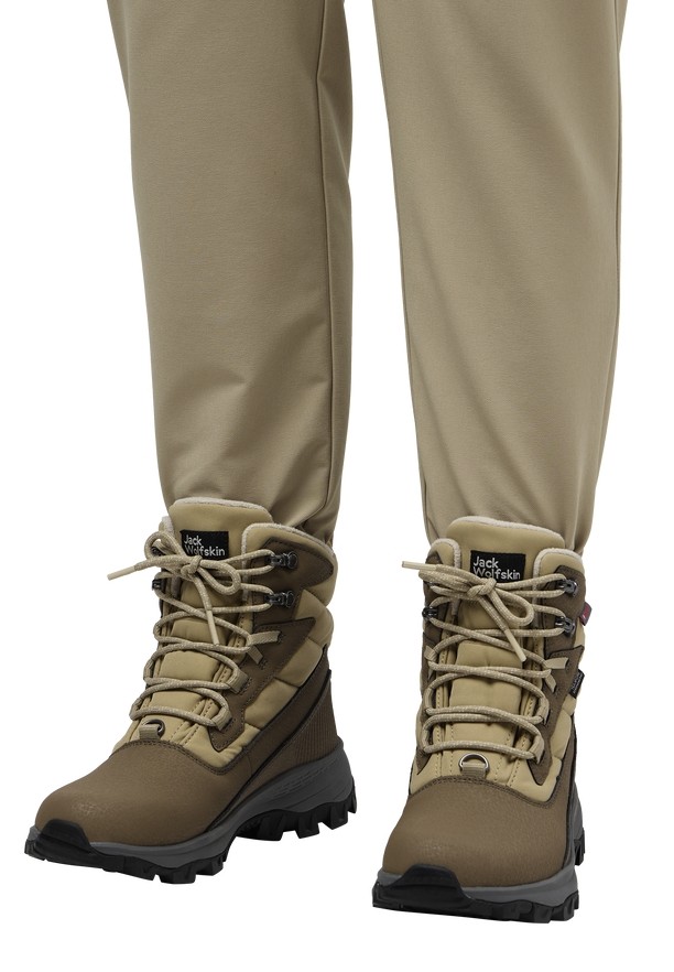 Olive Jack Wolfskin Everquest Pro Texapore High Women Winter Boots | 11575368