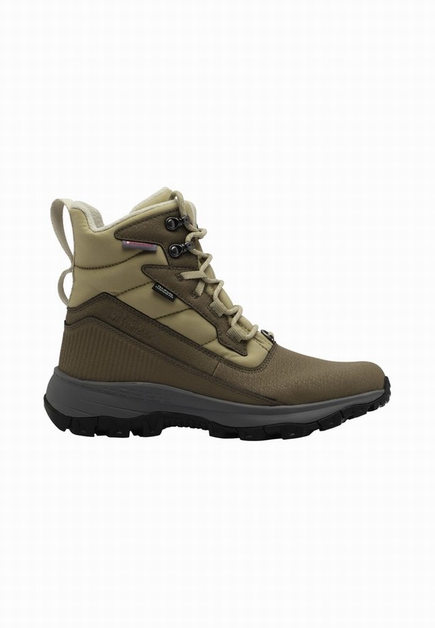 Olive Jack Wolfskin Everquest Pro Texapore High Women Winter Boots | 11575368