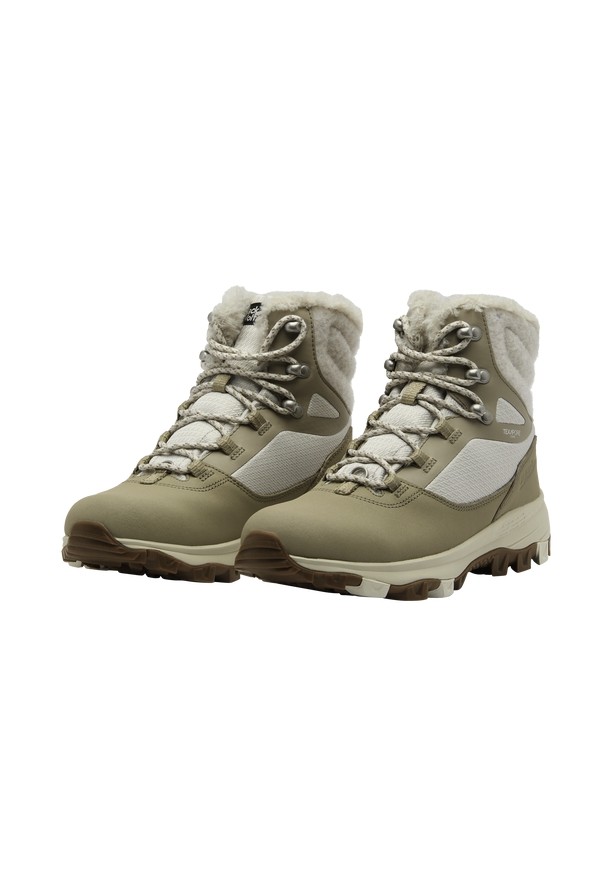 Olive Jack Wolfskin Everquest Texapore High Women Winter Shoes | 36037191