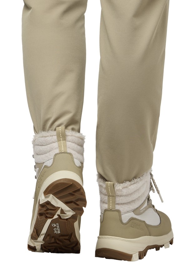 Olive Jack Wolfskin Everquest Texapore High Women Winter Shoes | 36037191