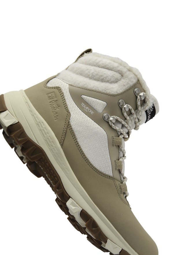 Olive Jack Wolfskin Everquest Texapore High Women Winter Shoes | 36037191