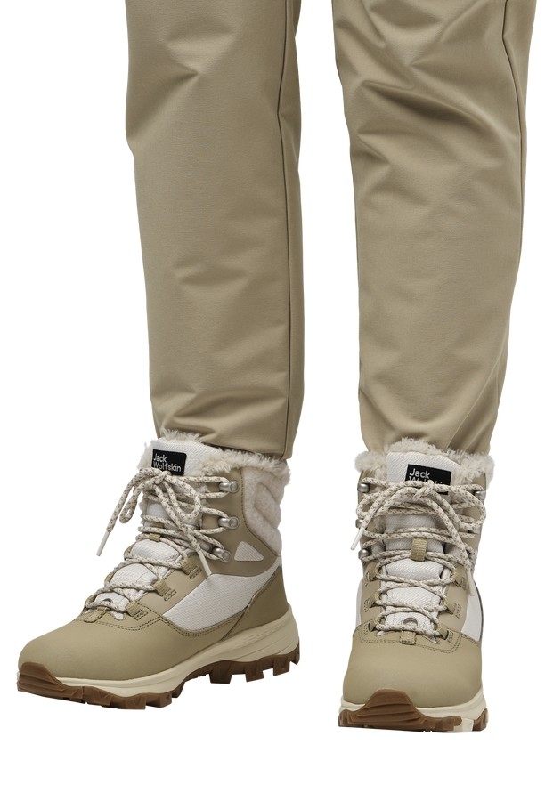 Olive Jack Wolfskin Everquest Texapore High Women Winter Shoes | 36037191