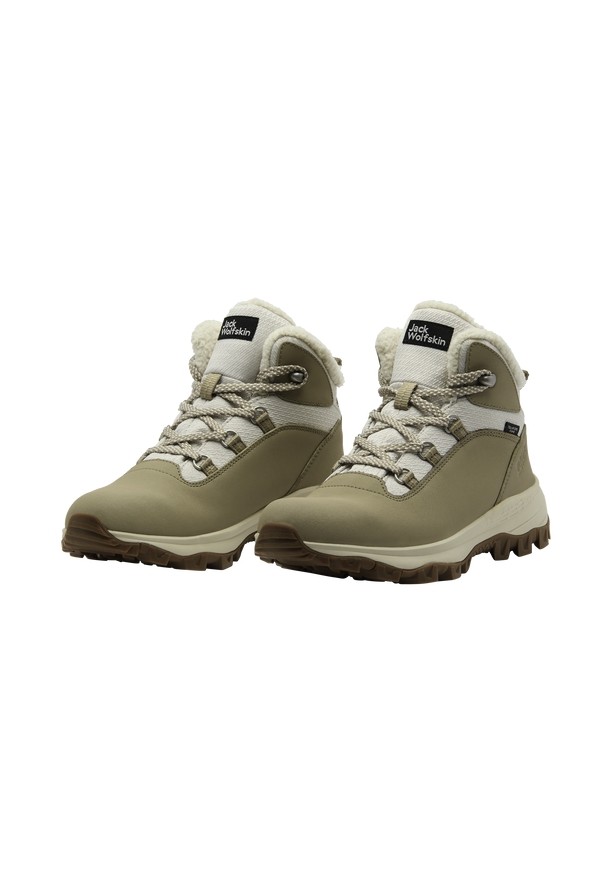 Olive Jack Wolfskin Everquest Texapore Mid Women Winter Shoes | 17779718