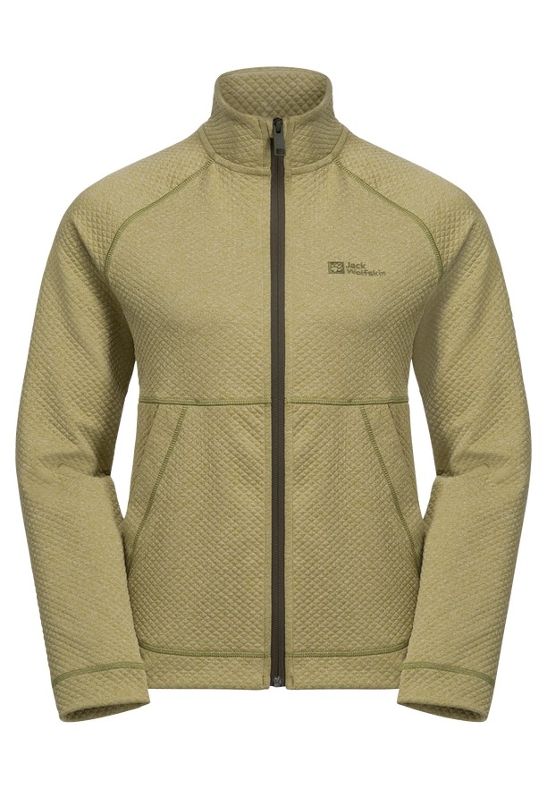 Olive Jack Wolfskin Fernweh Women Fleece Jackets | 70530436