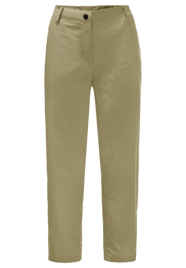 Olive Jack Wolfskin Kalahari 7/8 Women Pants | 96837530