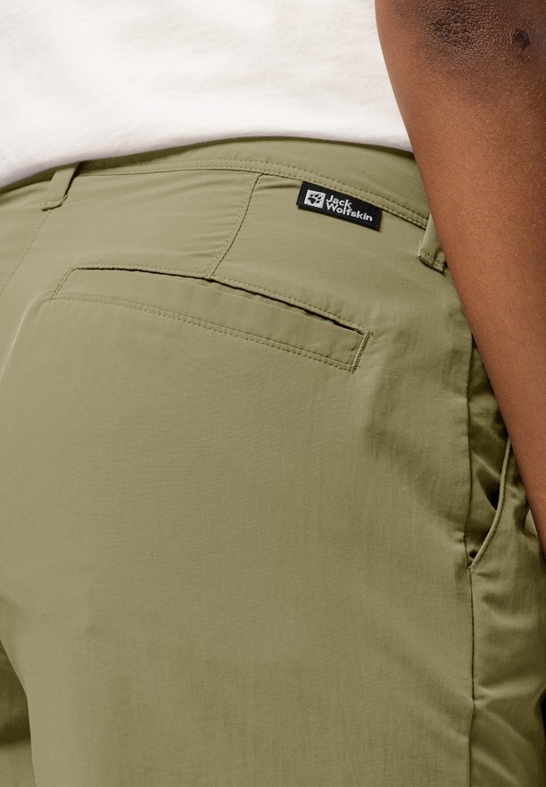 Olive Jack Wolfskin Kalahari 7/8 Women Pants | 96837530