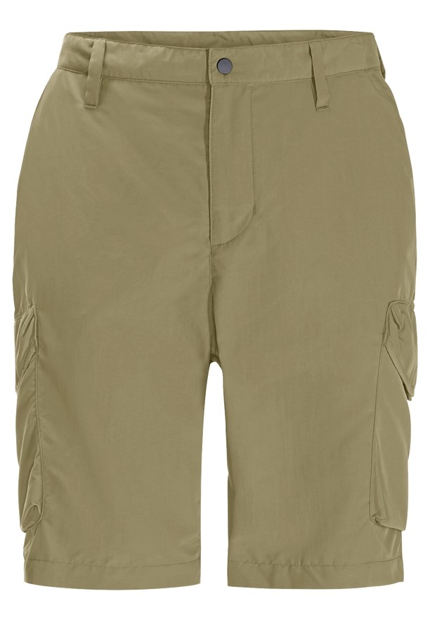 Olive Jack Wolfskin Kalahari Cargo Men Shorts | 21364167