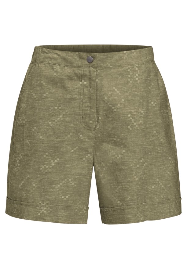 Olive Jack Wolfskin Karana Women Shorts | 13243367