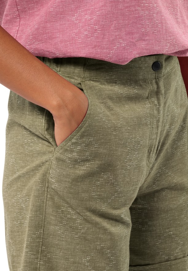 Olive Jack Wolfskin Karana Women Shorts | 13243367