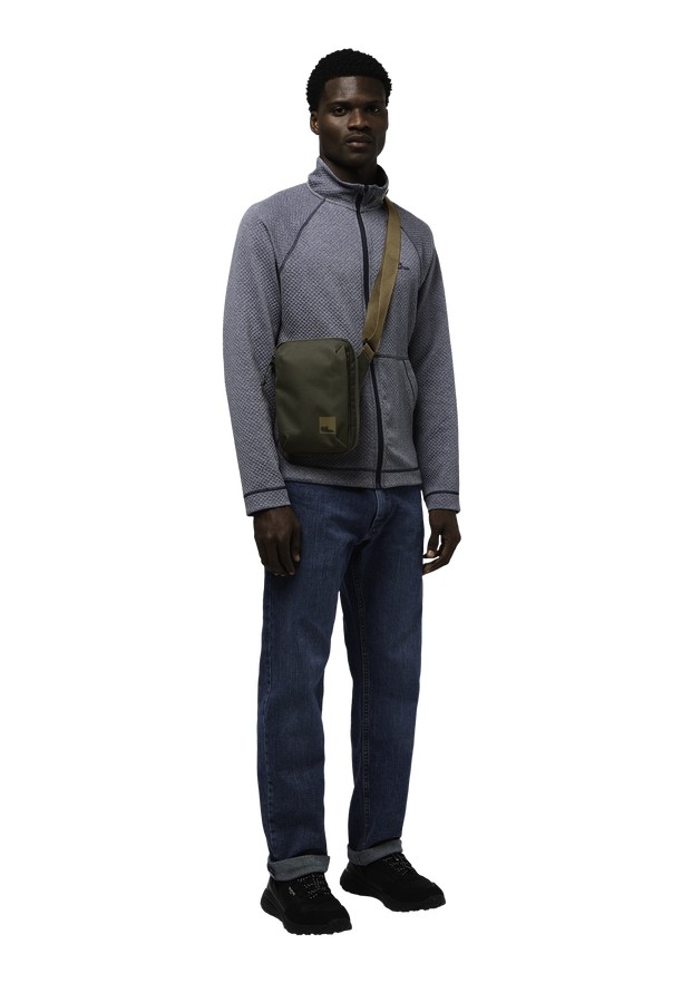 Olive Jack Wolfskin Konya Organizer Men Shoulder Bags | 61394916