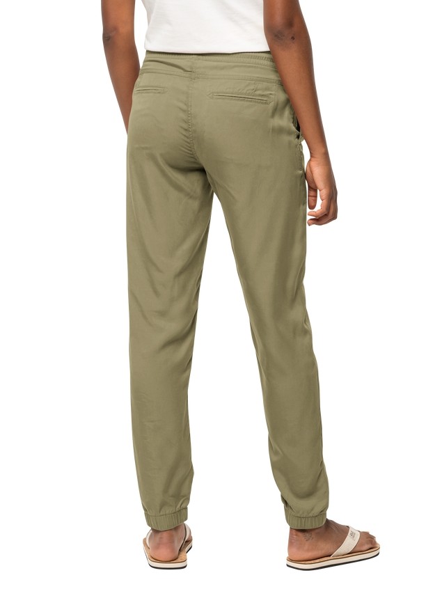Olive Jack Wolfskin Mojave Women Pants | 19014905