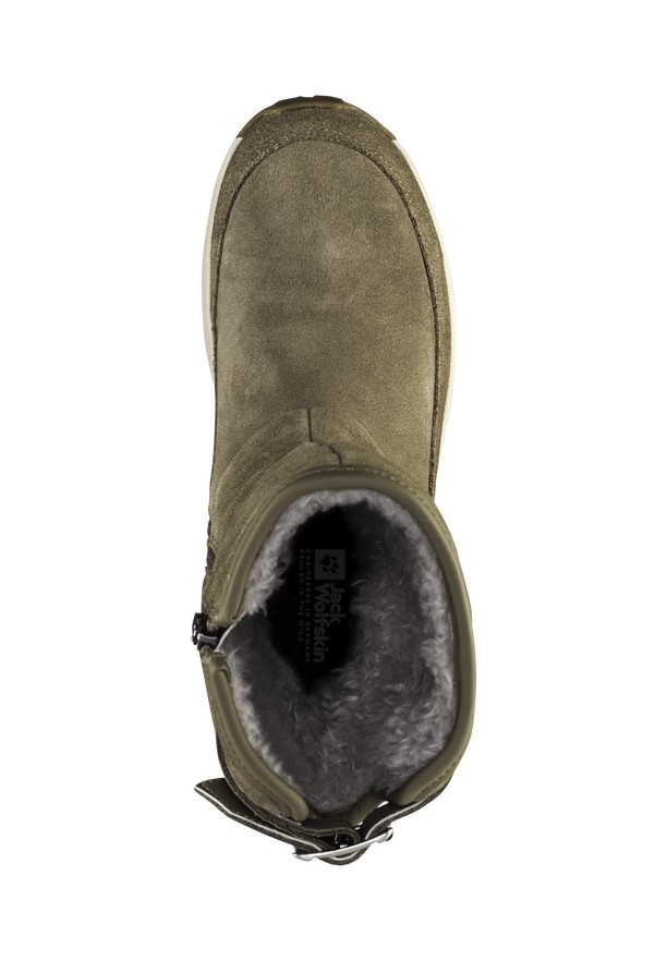 Olive Jack Wolfskin Queenstown Texapore Boot H Women Winter Boots | 43361092