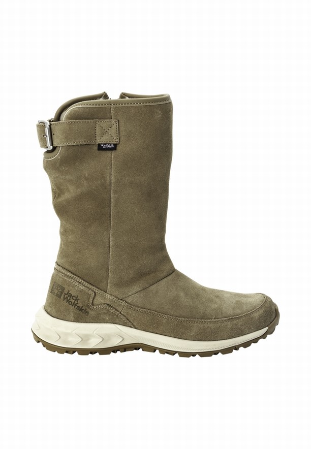 Olive Jack Wolfskin Queenstown Texapore Boot H Women Winter Boots | 43361092