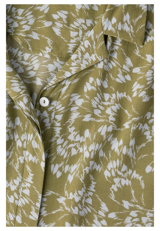 Olive Jack Wolfskin Sommerwiese Women Shirts | 39969087