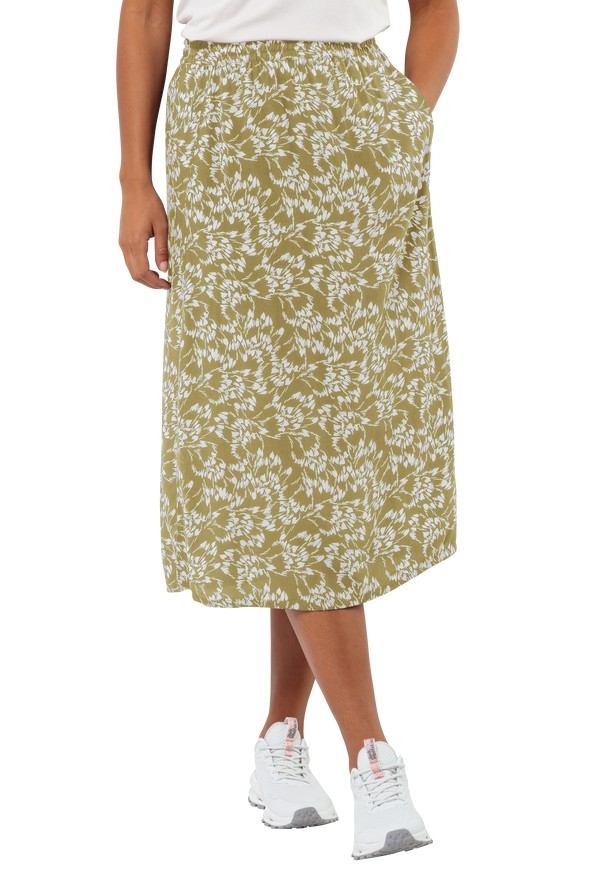 Olive Jack Wolfskin Sommerwiese Women Skirts | 72981530