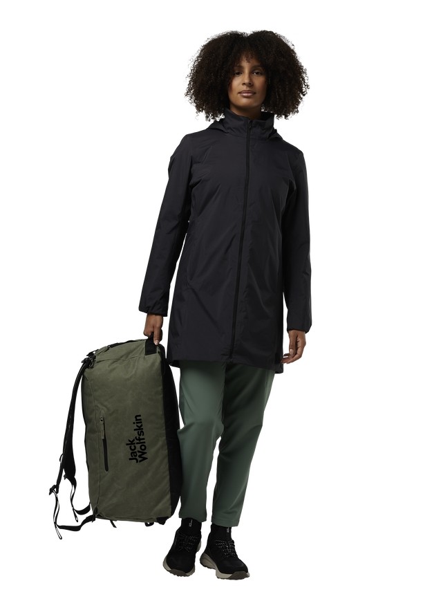 Olive Jack Wolfskin Traveltopia 45 Women Duffle Bags | 27703211