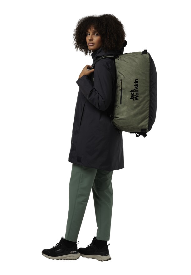 Olive Jack Wolfskin Traveltopia 45 Women Duffle Bags | 27703211