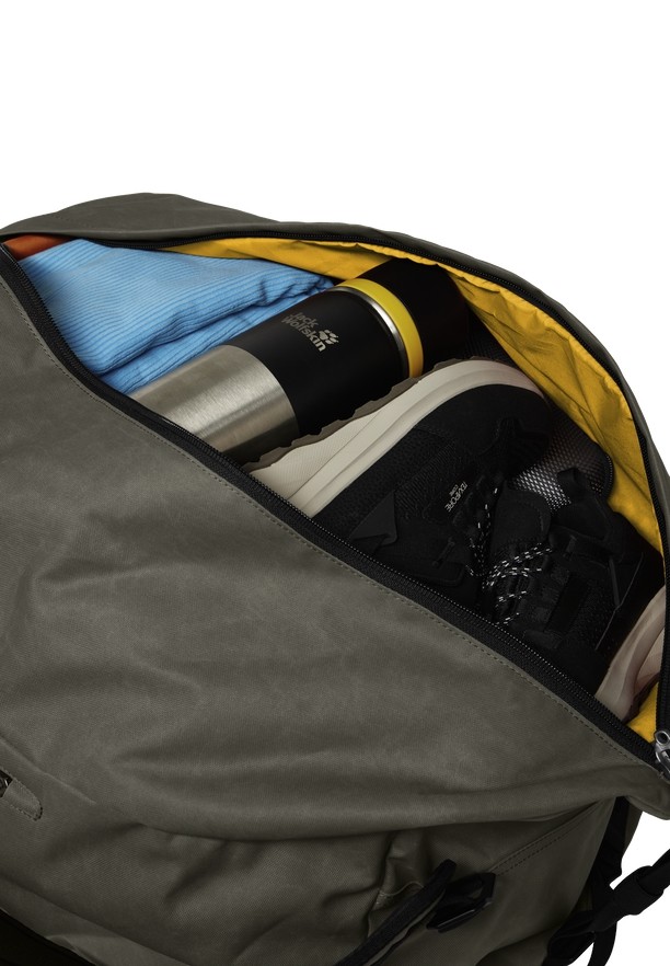 Olive Jack Wolfskin Traveltopia 65 Men Duffle Bags | 25539849