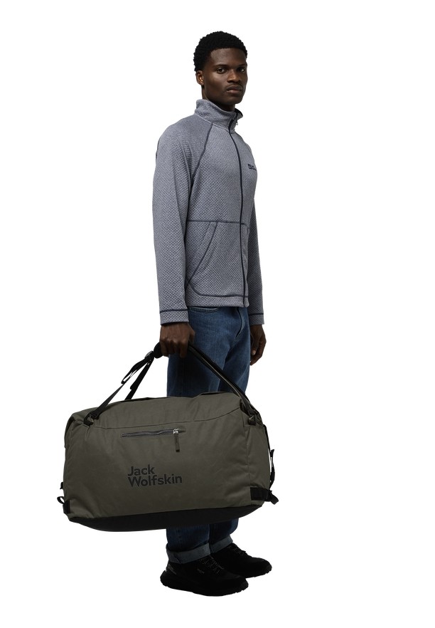 Olive Jack Wolfskin Traveltopia 65 Men Duffle Bags | 25539849