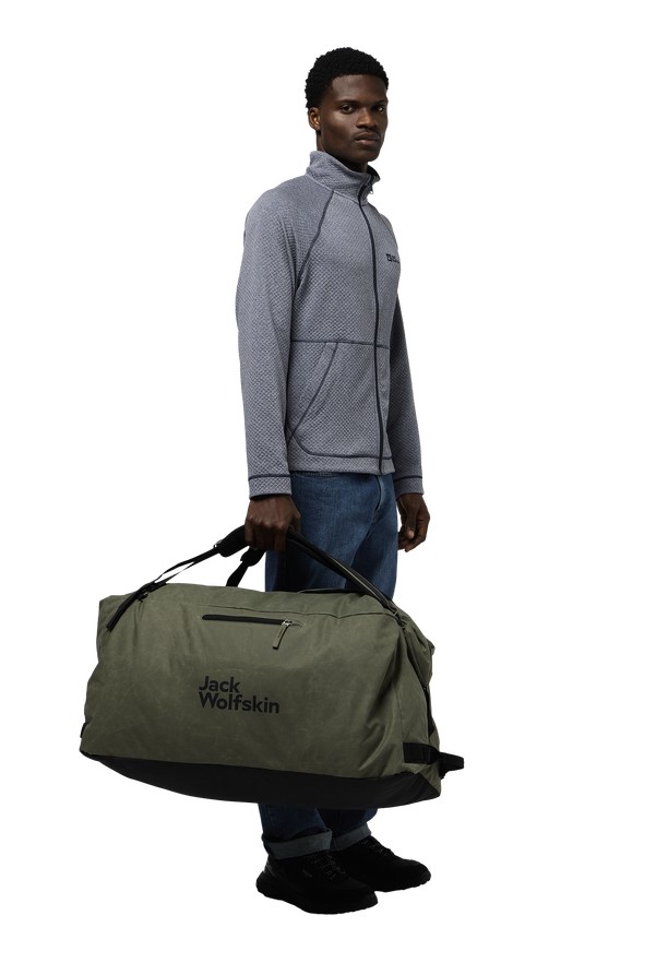 Olive Jack Wolfskin Traveltopia 85 Men Duffle Bags | 38263800