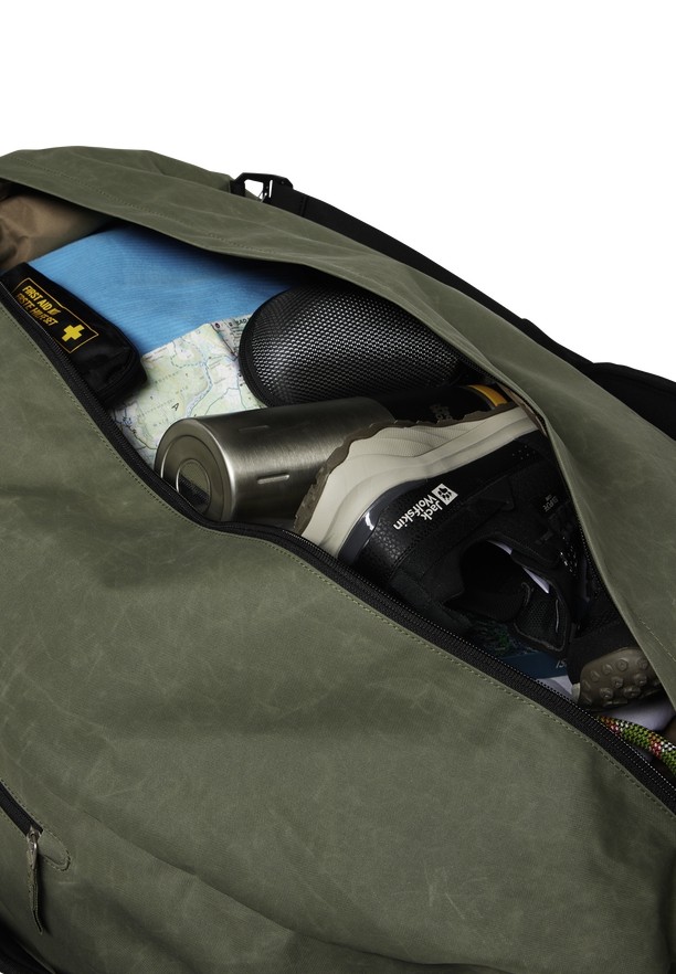 Olive Jack Wolfskin Traveltopia 85 Men Duffle Bags | 38263800
