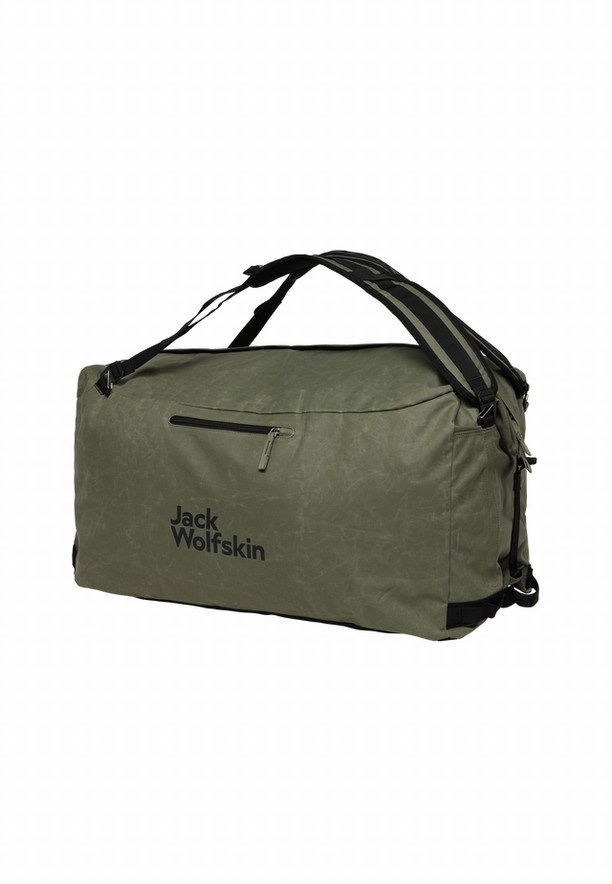 Olive Jack Wolfskin Traveltopia 85 Men Duffle Bags | 38263800