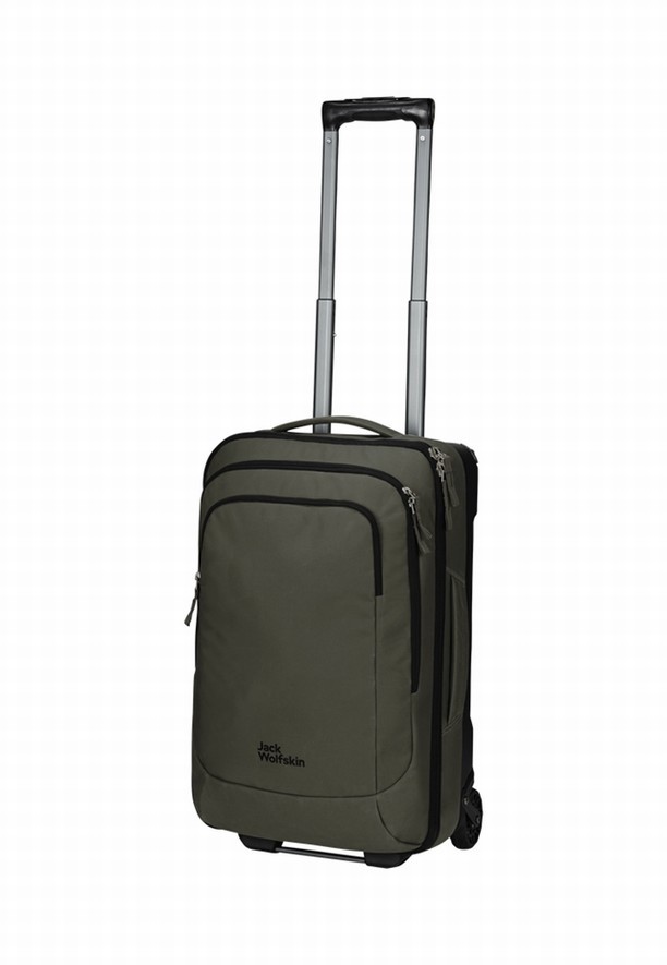 Olive Jack Wolfskin Traveltopia Wheeler 40 Women Suitcases | 31301454