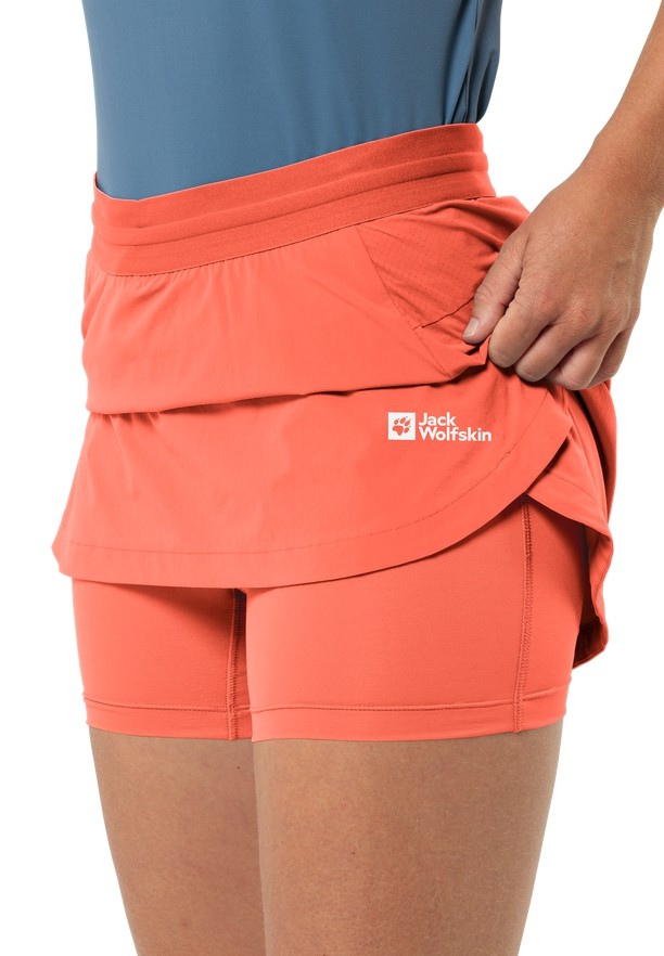 Orange Jack Wolfskin Prelight Chill Women Skorts | 98434347
