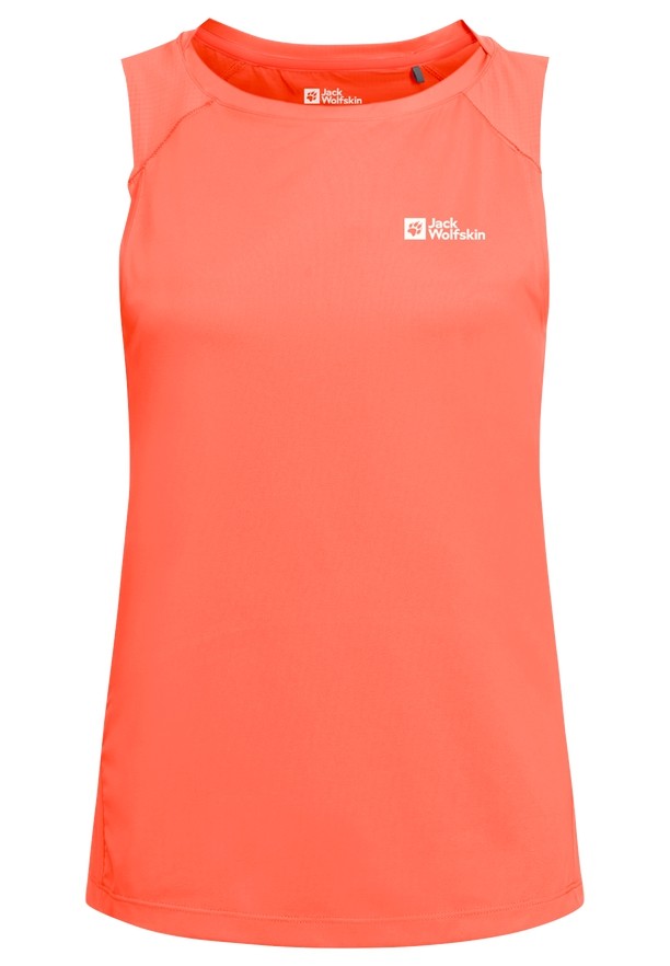 Orange Jack Wolfskin Prelight Chill Women Tank Top | 94988332