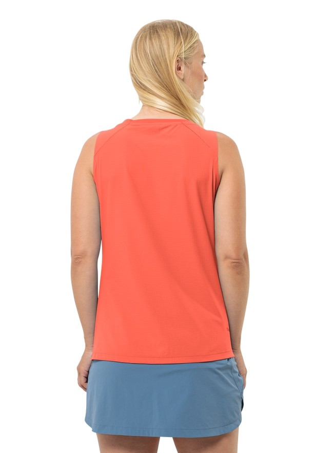 Orange Jack Wolfskin Prelight Chill Women Tank Top | 94988332