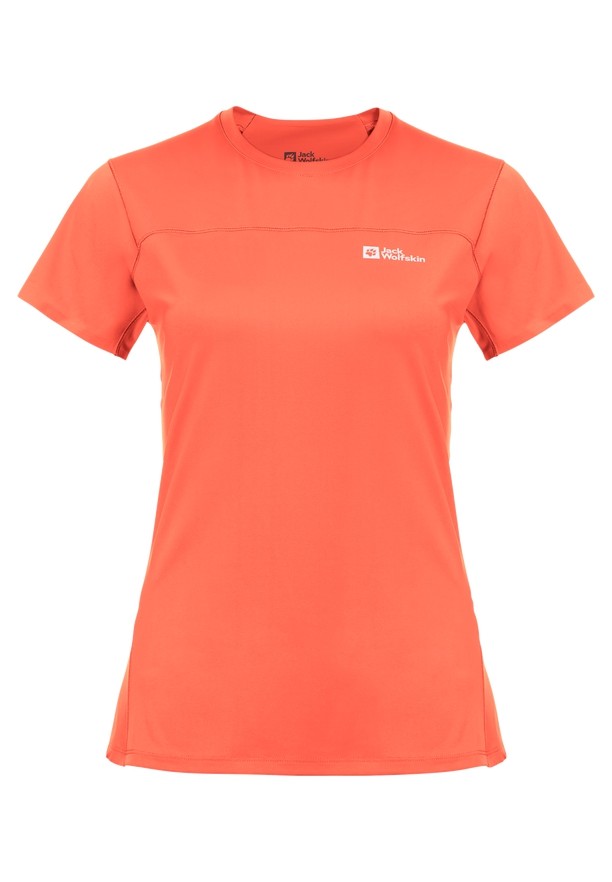 Orange Jack Wolfskin Prelight Chill Women T Shirts | 57211157