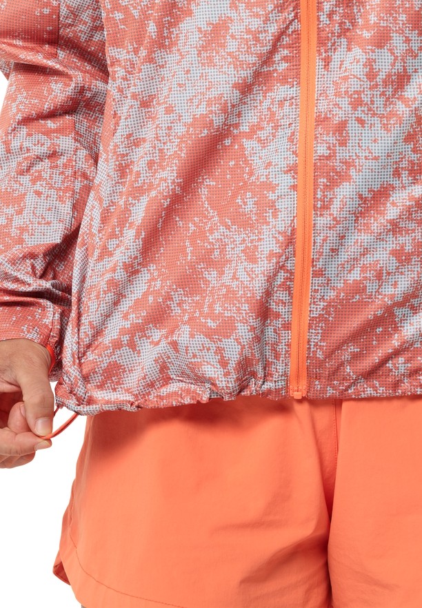 Orange Jack Wolfskin Prelight Wind Women Jackets | 79552950