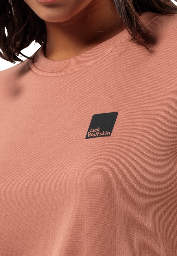 Pink Jack Wolfskin Bike Commute Women T Shirts | 15284431