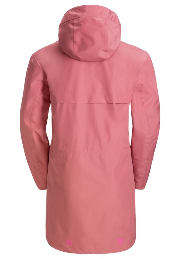 Pink Jack Wolfskin Cape West Women Rain Coats | 34927334