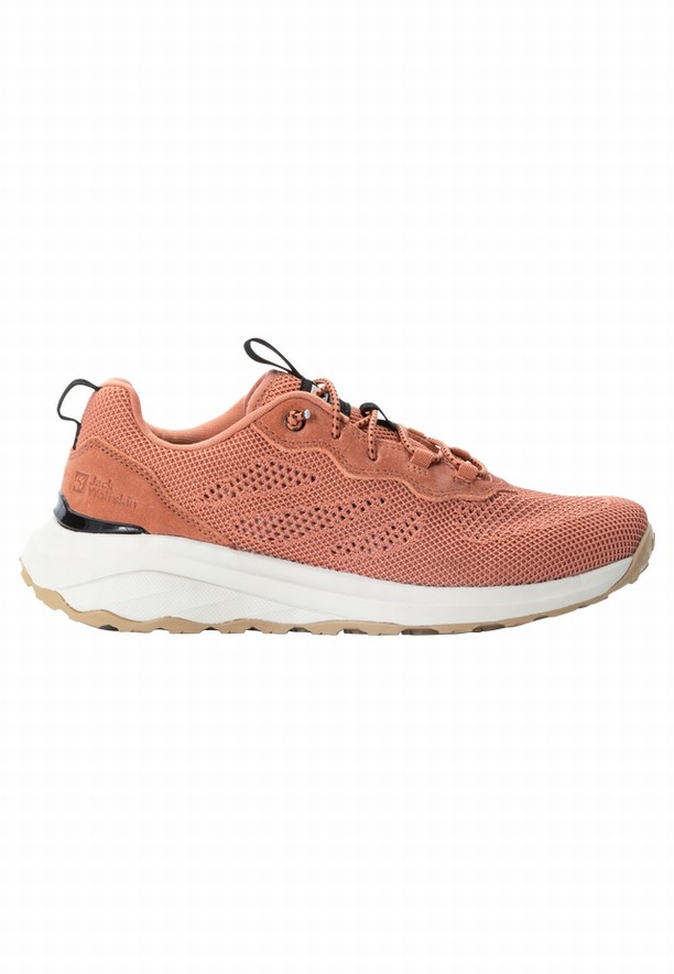 Pink Jack Wolfskin Dromoventure Knit Low Women Outdoor Shoes | 55602468