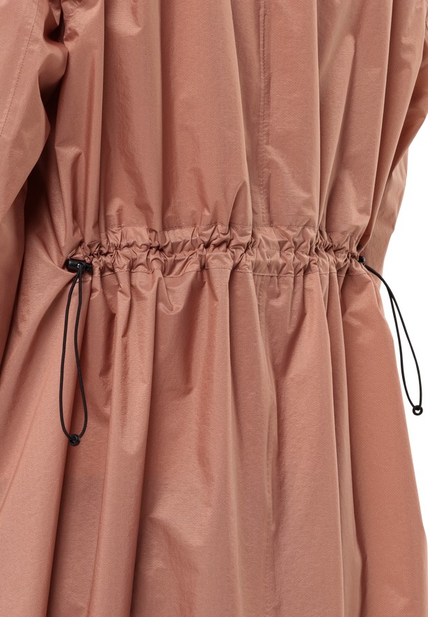 Pink Jack Wolfskin Gutleut Women Rain Coats | 35201908