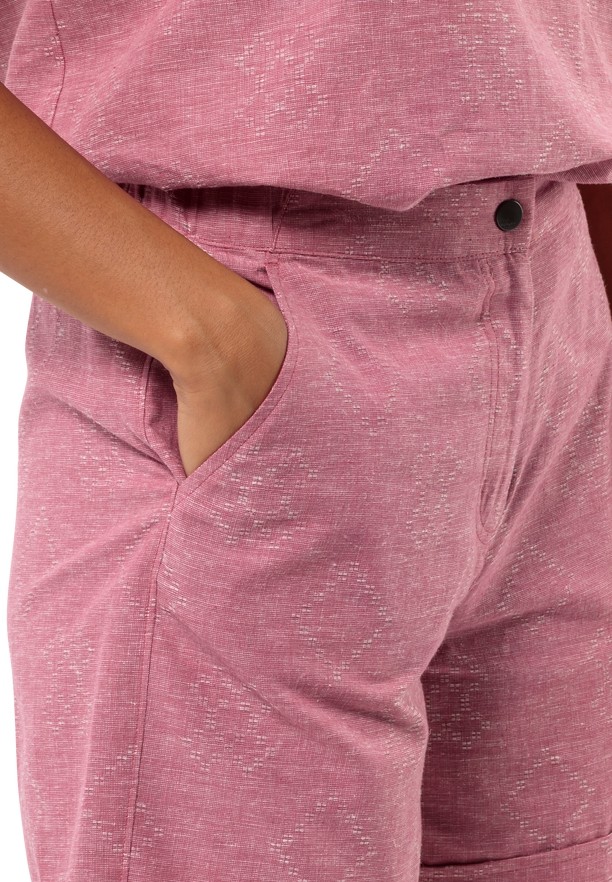 Pink Jack Wolfskin Karana Women Shorts | 77309861