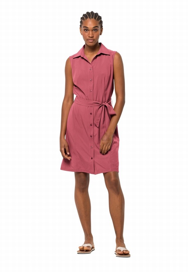 Pink Jack Wolfskin Sonora Women Dress | 28140531