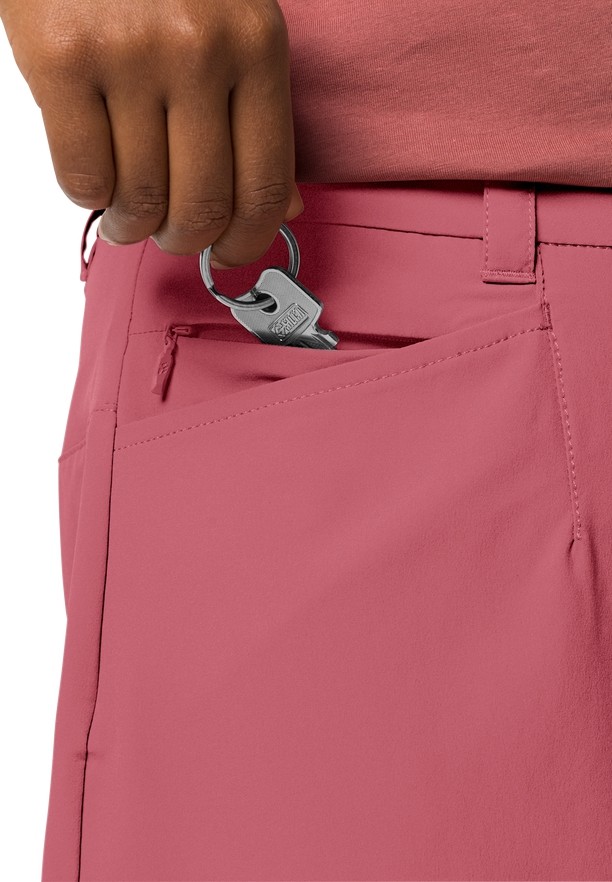 Pink Jack Wolfskin Sonora Women Skorts | 78641761