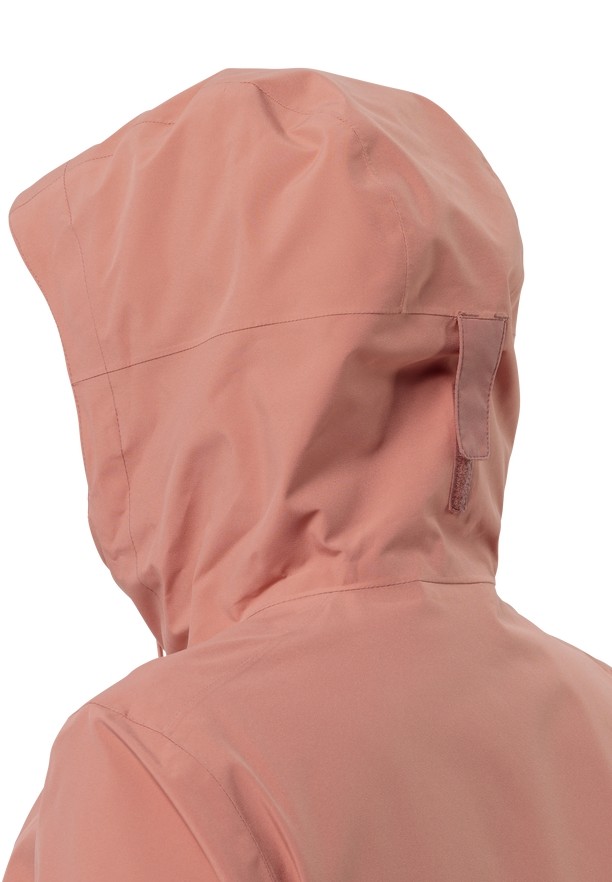 Pink Jack Wolfskin Weiltal 2l Women Rain Jackets | 35789083