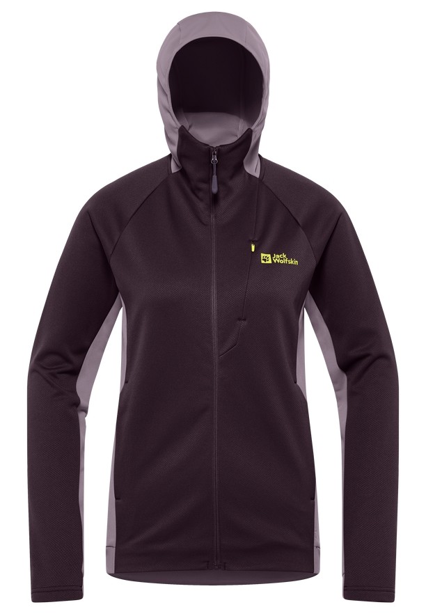 Purple Jack Wolfskin Alpgrat Xt Women Fleece Jackets | 28212370