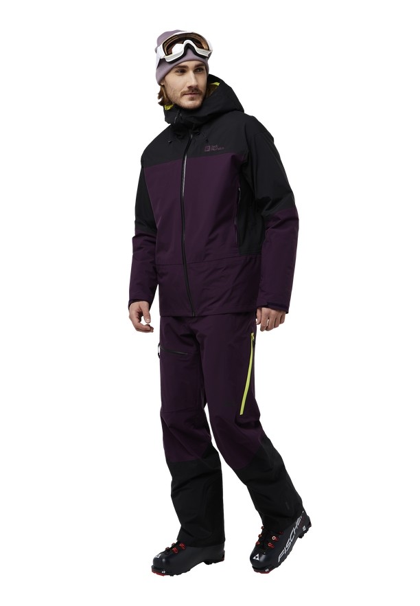 Purple Jack Wolfskin Alpspitze Tour 3l Ski Men Jackets | 19470918