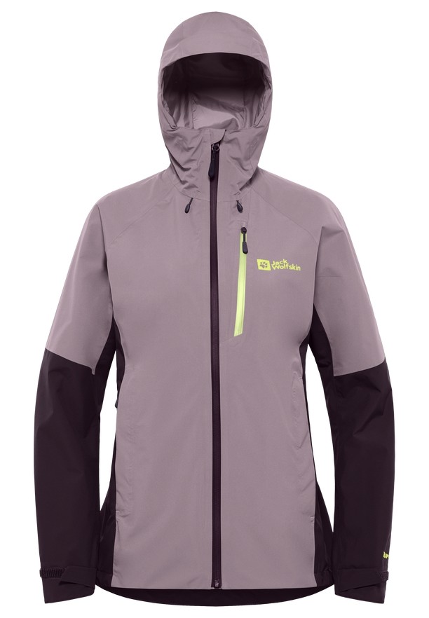 Purple Jack Wolfskin Eagle Peak 2l Women Rain Jackets | 57330248