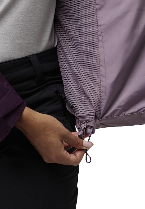 Purple Jack Wolfskin Eagle Peak 2l Women Rain Jackets | 57330248